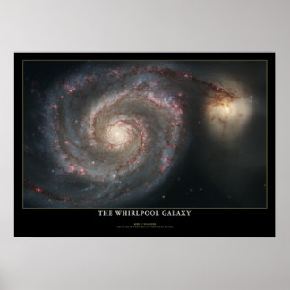 Whirlpool Galaxy Colossal Astronomie Poster