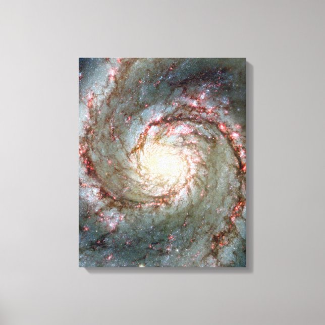 Whirlpool Galaxy Leinwanddruck (Vorderseite)