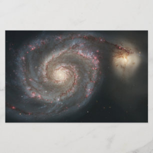 Whirlpool Galaxy (Space) (Universe) (Messier 51A) Briefpapier