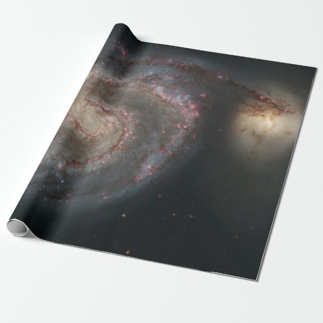 Whirlpool Galaxy (Space) (Universe) (Messier 51A) Geschenkpapier (Ungerollt)