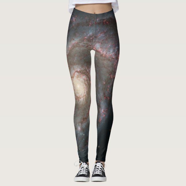 Whirlpool Galaxy (Space) (Universe) (Messier 51A) Leggings (Vorderseite)