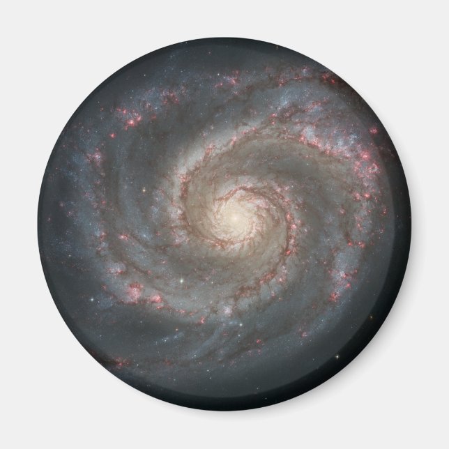 Whirlpool Galaxy (Space) (Universe) (Messier 51A) Magnet (Vorne)