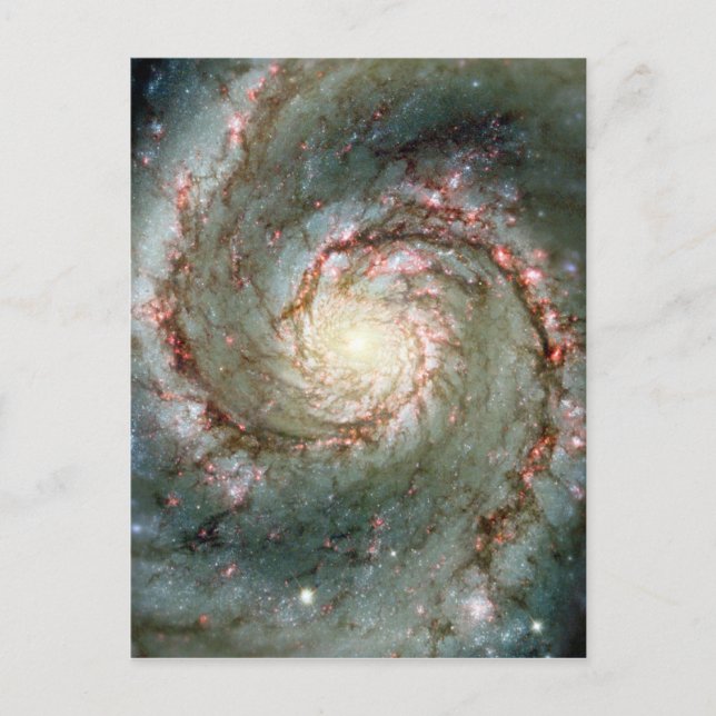 Whirlpool Gallaxy Postkarte (Vorderseite)