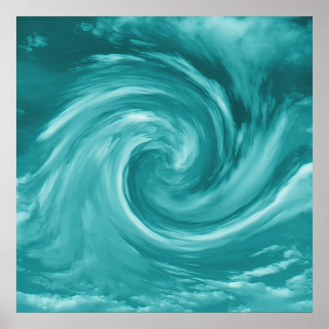 Whirlpool im Meer.... Poster (Vorne)