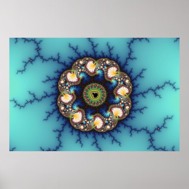 Whirlpool - Poster fractal (Devant)