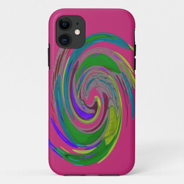 Whirlwind Pink Case-Mate iPhone Case (Rückseite)