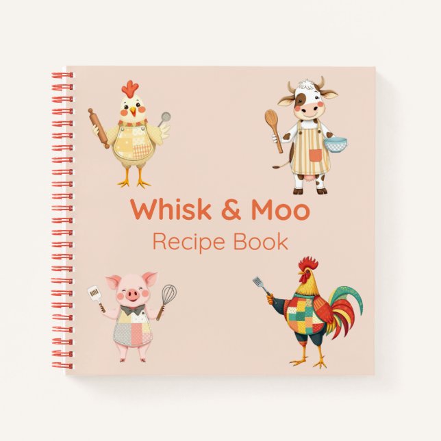 Whisk & Moo Rezept Buch (Vorderseite)