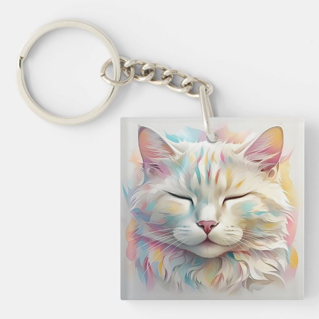 " WHISKER IN BLOOM " SCHLÜSSELANHÄNGER (Vorderseite)