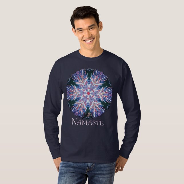 Whisker Namaste Kaleidoscope T-Shirt (Vorne ganz)