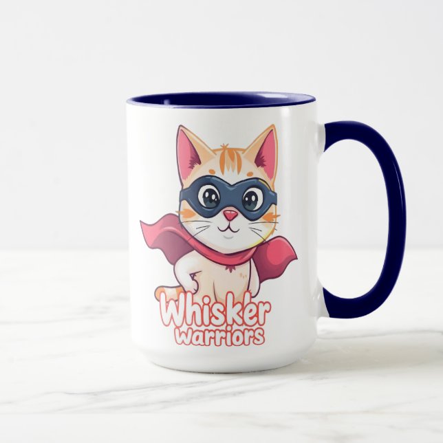 Whisker Warriors Emblem Tasse (Rechts)