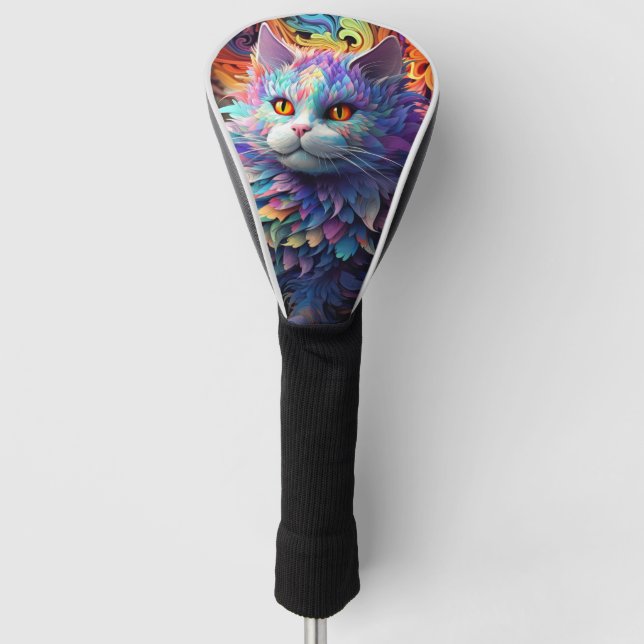 Whisker Wonder Golf Headcover (Vorderseite)
