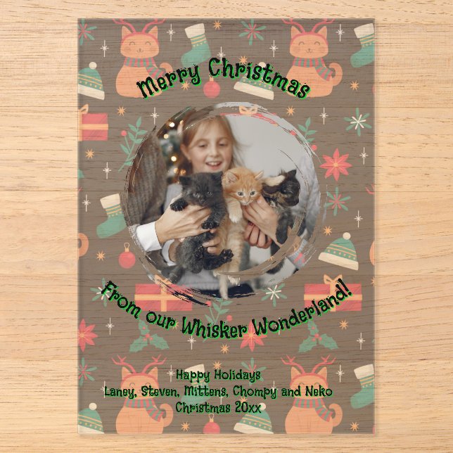 Whisker Wonderland Acrylic Photo Acryleinladungen (Vorderseite)