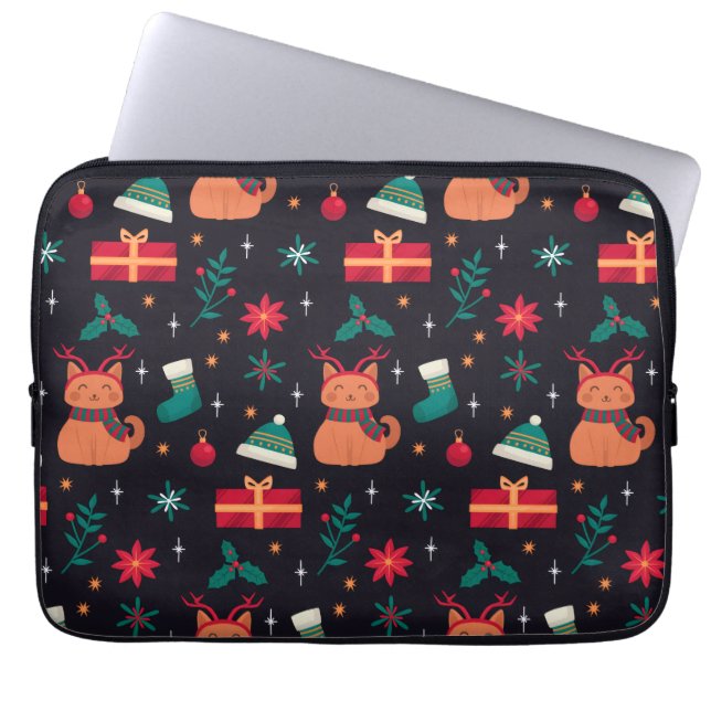 Whisker-Wunderland Laptopschutzhülle (Vorderseite)