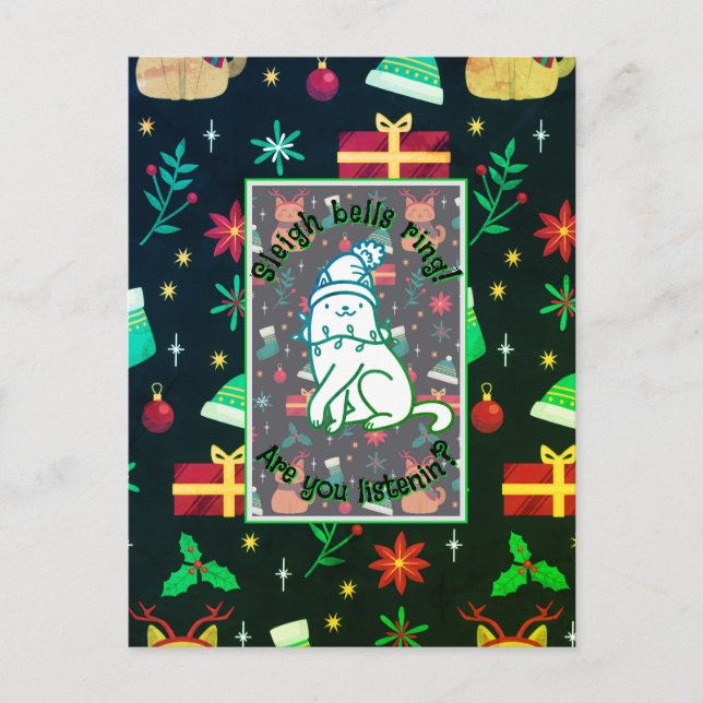 Whisker-Wunderland Postkarte (Vorderseite)