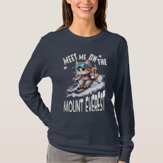 Whiskers, die furchtlose Abenteuerkatze - Langärme T-Shirt