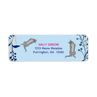 Whiskers & Vows Shades of Forever Adressetiketten