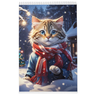 Whiskers & Whimsy - Ein Jahr der felinen Freude Kalender