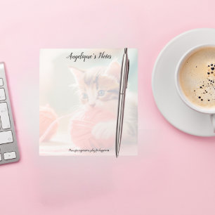 Whiskers & Words Individuelles Notizbuch Notizblock