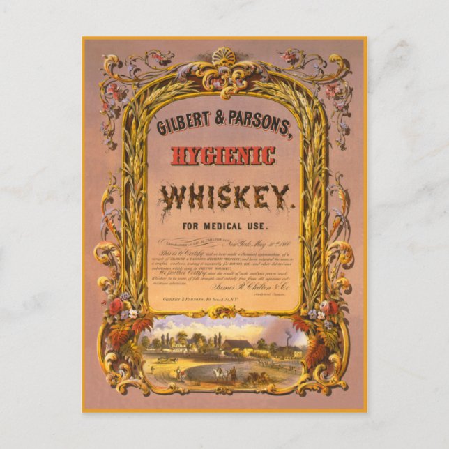 Whiskey: 1860 - Postkarte (Vorderseite)