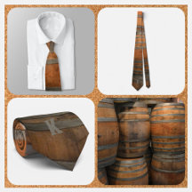 Whiskey Barrel Kegs Brown und Grau Mit Monogramm