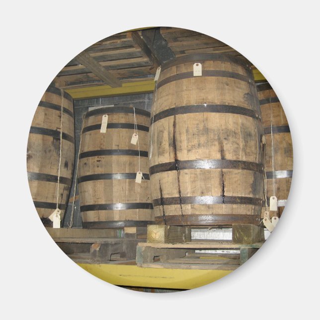 Whiskey Barrels Magnet (Vorne)