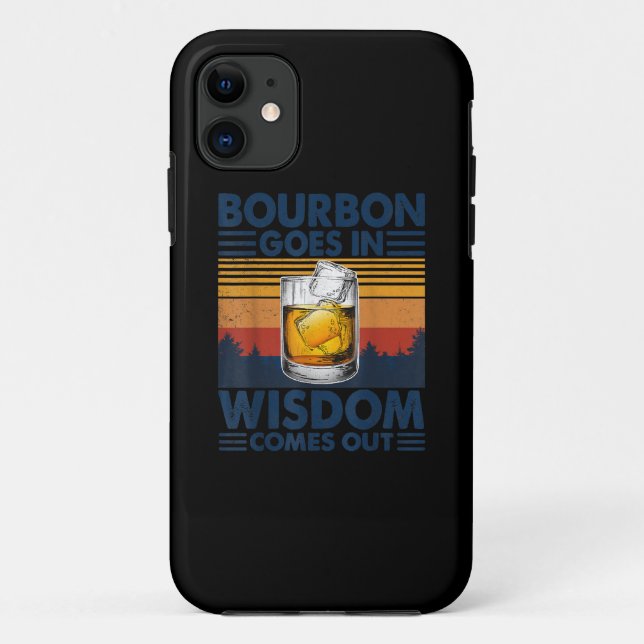 Whiskey Bourbon geht in Weisheit hervor Case-Mate iPhone Hülle (Rückseite)