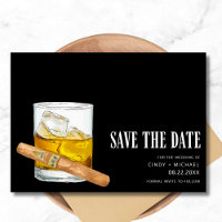 Whiskey Cigar Foto Hochzeit