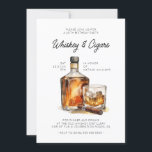 Whiskey & Cigars Geburtstag von Männern Einladung<br><div class="desc">Feiern Sie Ihren besonderen Tag stilvoll mit unseren "Whiskey and Cigars Men's Birthday Invitations". Diese einmaligen Einladungen vermitteln Eleganz und Eleganz, perfekt für den hervorragenden Mann. Diese Einladungen sind geschmackvoll, Vintag und rustikal gestaltet und mit einer Illustration von Whiskey und Zigarren der Spitzenklasse geschmückt. Sie sind perfekt für jede Geburtstagsfeier...</div>