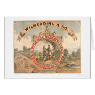 Whiskey de Wilmerding et de Cie. Kentucky (1855A)
