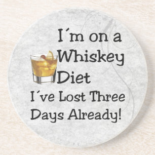 Whiskey-Diät Untersetzer