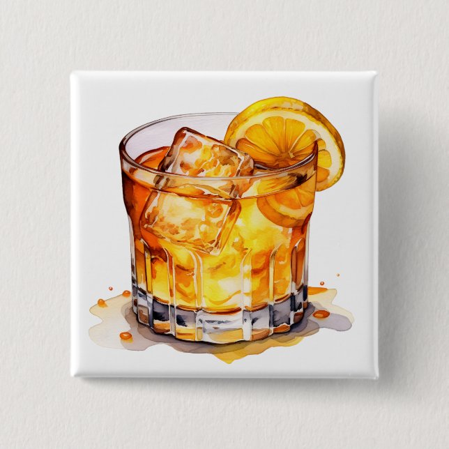 Whiskey Drink Button (Vorderseite)