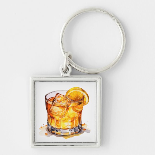 Whiskey Drink Schlüsselanhänger (Vorne)