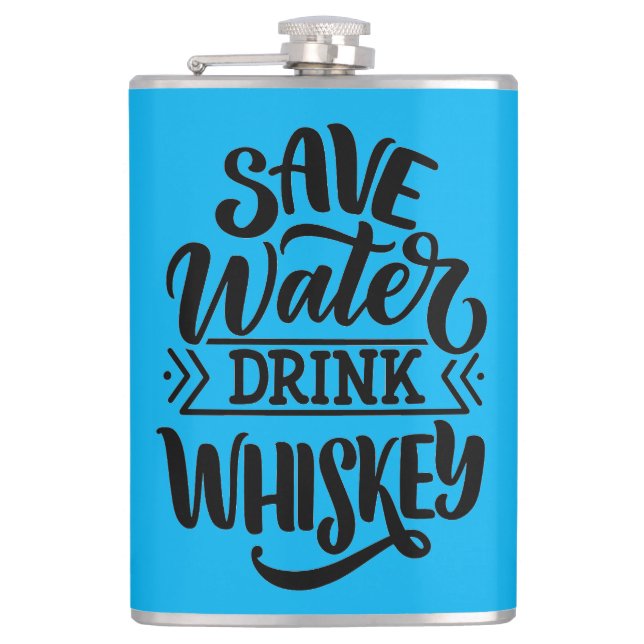 Whiskey gerettet flachmann (Vorderseite)