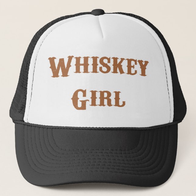 Whiskey Girl Truckerkappe (Vorderseite)