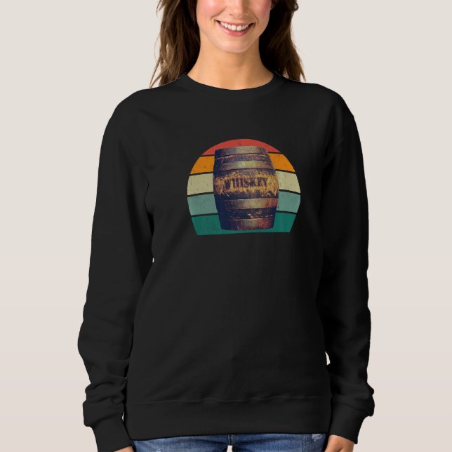 whiskey glass scotland barrel keg barrels alcohol  sweatshirt (Vorderseite)