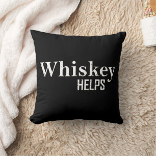 Whiskey hilft beim Trinken von Alkoholquoten Kissen