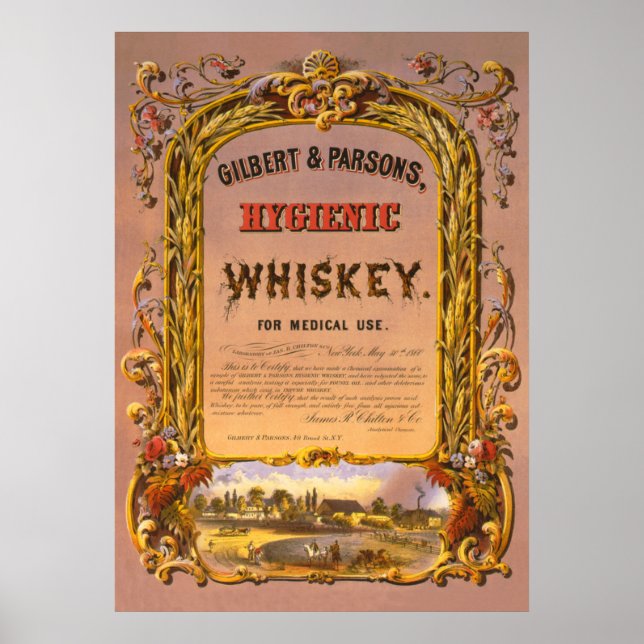 Whiskey hygiénique : 1860 - Poster (Devant)