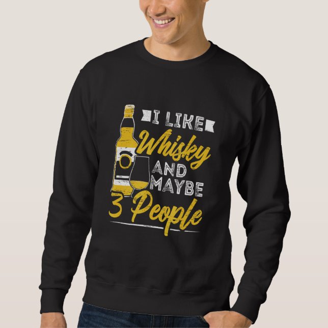 Whiskey-Idee Sweatshirt (Vorderseite)