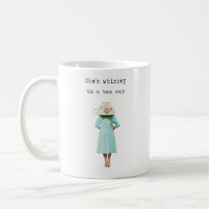 Whiskey in einer Teecup-Tasse Kaffeetasse
