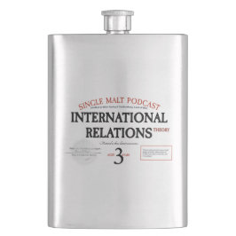 Whiskey & IR Theorieflasche "White Label" Flachmann