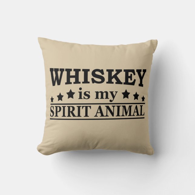 Whiskey ist meine geile Redewendungen mit lustigen Kissen (Vorderseite)