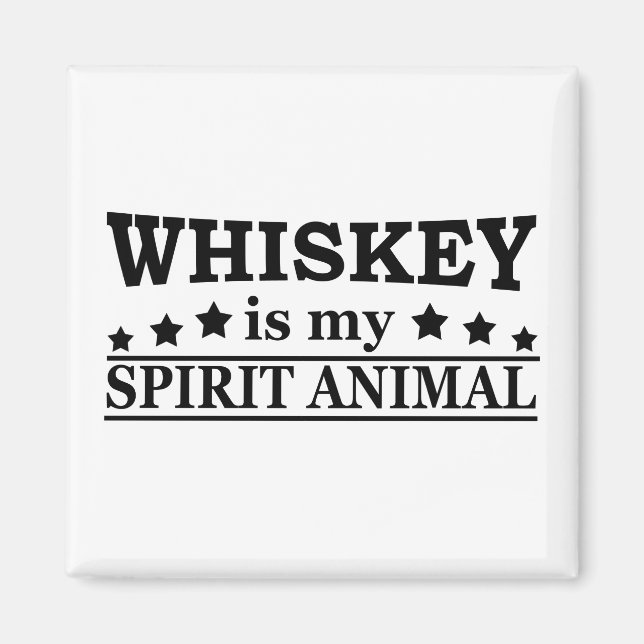 Whiskey ist meine geile Redewendungen mit lustigen Magnet (Vorne)