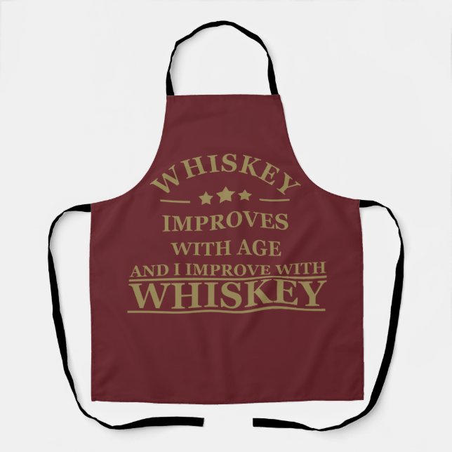 Whiskey ist meine geile Redewendungen mit lustigen Schürze (Vorderseite)