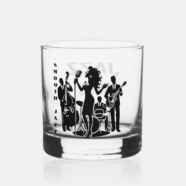 Whiskey Liebhaber Jazz/Trinkbehälter Set Whiskey G Whiskyglas (Vorderseite)