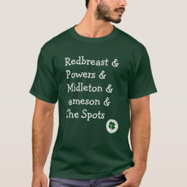 Whiskey-Marken für irische Destillatoren T-Shirt