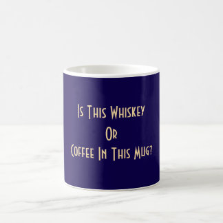 Whiskey oder Kaffee? Dk Blue Kaffeetasse