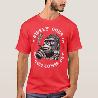 Whiskey Rein, Weisheit Raus Affe (auf der Rückseit T-Shirt