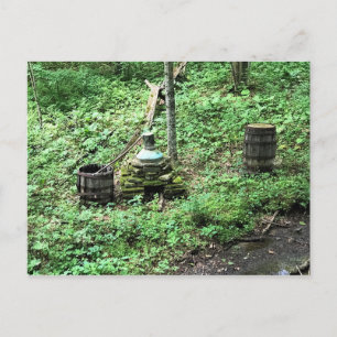 Whiskey Still at Mabry Mill, VA Postkarte