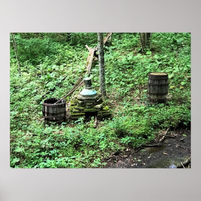 Whiskey Still at Mabry Mill, Virginia Poster (Vorne)