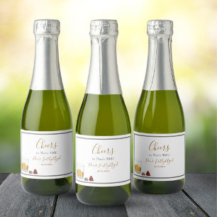 Whiskey Watercolor Chocolate Truffles Birthday